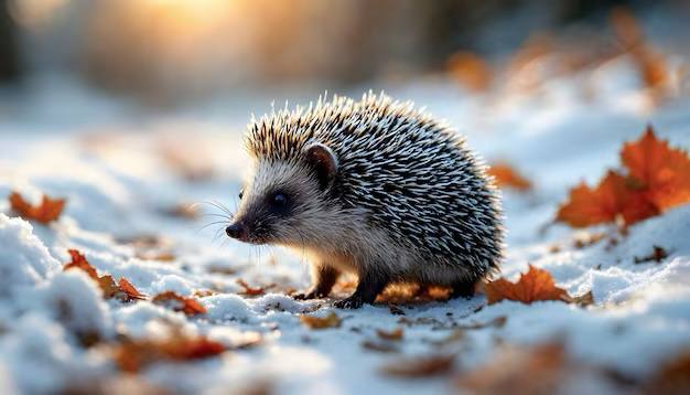 🦔 По Москве бродят сонные ежики