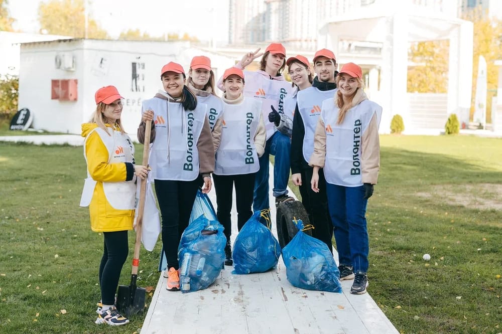 🌳В Москве собрали урожай вторсырья.
