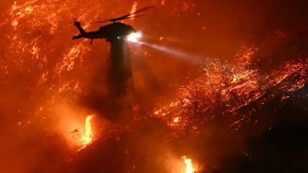 🧑‍🚒 Пожары в новых регионах продолжают вспыхивать в Калифорнии