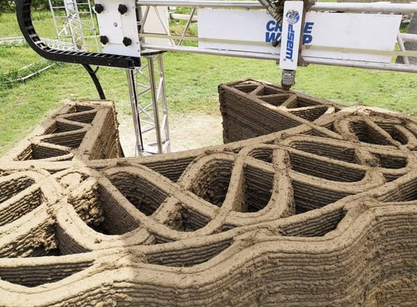 🏡Tecla (tecnology+clay) – дом, напечатанный на 3D принтере из глины, Италия