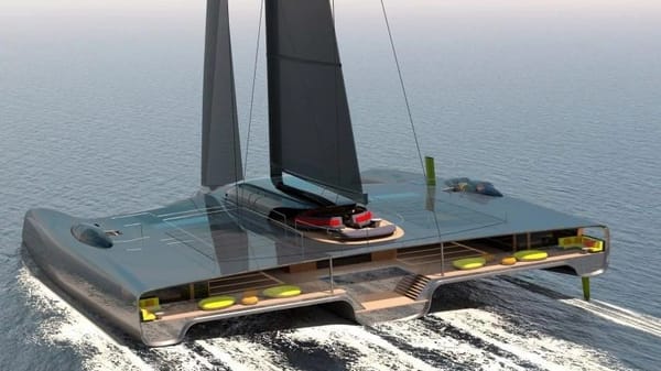 ⛵️ Экояхта, рассекающая волны без выбросов СО2